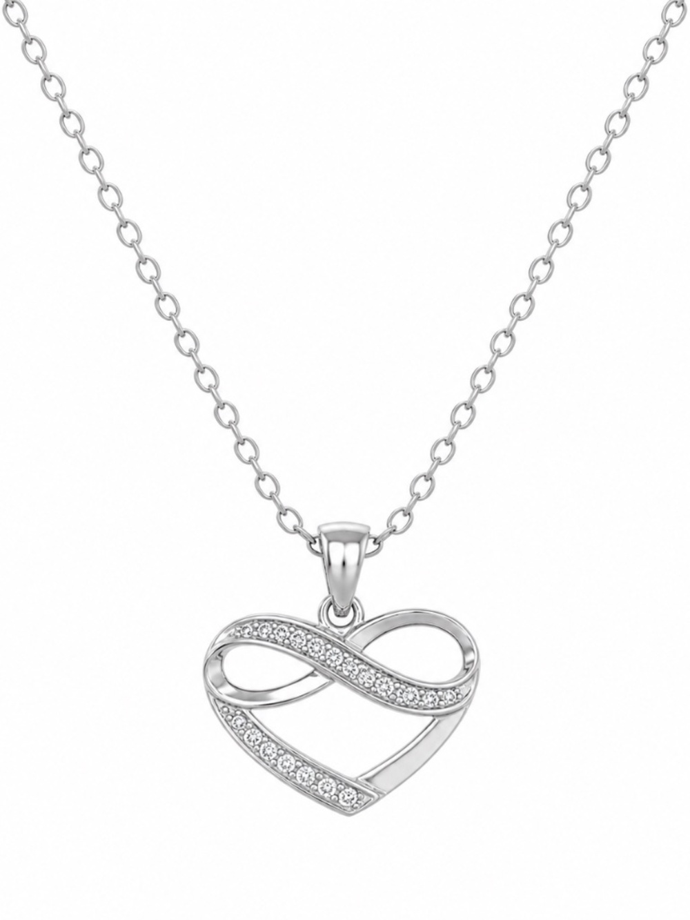 NWT Infinity Heart Necklace